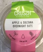 Mängden socker i Apple & Sultana overnight oats