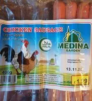 Mängden socker i Chicken sausage