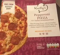 Mängden socker i Gluten dairy free pepperoni pizza