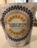 Mängden socker i The great british porridge co