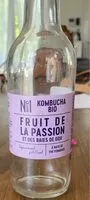 Mängden socker i Kombucha bio fruit de la passion