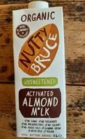 Mängden socker i Nutty Bruce unsweetened activated almond milk