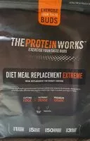 Mängden socker i Protein works goût tiramisu diet métal extreme