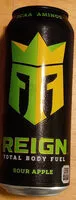 Mängden socker i Reign Total Body Fuel - Sour Apple