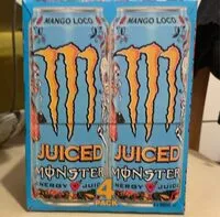 Mängden socker i Monster juiced