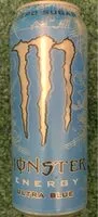 Mängden socker i Monster energy ultra blu