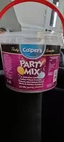 Mängden socker i party mix