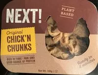 Mängden socker i Chick'n Chunks Original