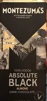 Mängden socker i Absolute black almond dark chocolate