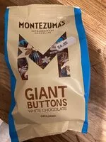 Mängden socker i Montezuma’s giant buttons white chocolate