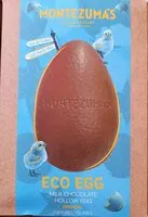 Mängden socker i Eco Egg milk chocolate hollow egg organic