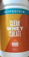 Mängden socker i Clear whey isolate