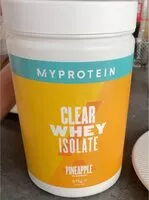 Mängden socker i Clear whey isolate