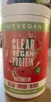 Mängden socker i Clear Vegan Protein
