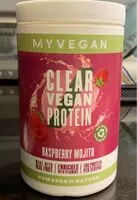 Mängden socker i Clear vegan protein rasberry mojito