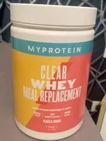 Mängden socker i clear whey meal replacement