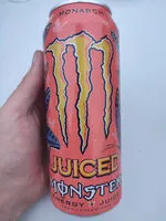 Mängden socker i Monster  monarch Juiced