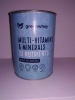 Mängden socker i Multi-vitamins & minerals