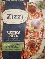 Mängden socker i Rustica pizza vegan jackfruit pepperoni