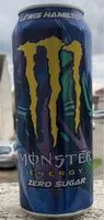 Mängden socker i Monster energy zero sugar Lewis hamilton