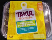 Mängden socker i Halal Beef Loaded Potato Wedges