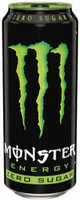 Mängden socker i Monster energy, Zero Sugar