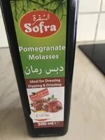 Mängden socker i pomegranate molasses