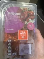 Mängden socker i Tandoori chicken breast mini fillets