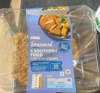 Mängden socker i Southern fried chicken steaks