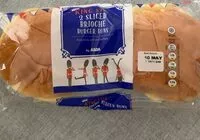 Mängden socker i Sliced brioche burger buns