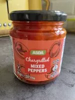 Mängden socker i Chargrilled mixed peppers