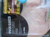 Mängden socker i Oven Baked Dry Cured Ham