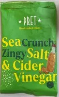 Mängden socker i Sea Crunch Salt & Cider Vinegar