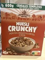 Mängden socker i Muesli crunchy 4 noix