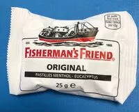 Mängden socker i Fisherman's friend