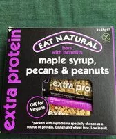 Mängden socker i Maple syrup pecans & peanuts bar