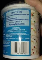 Mängden socker i Funfetti Vanilla Frosting