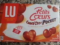 Mängden socker i Petits coeurs Choco'croc Pocket