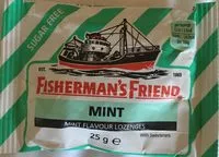 Mängden socker i Fisherman's Friend Mint Sugar Free Lozenges - 25G
