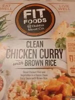 Mängden socker i Fit Foods Clean Chicken Curry with Brown Rice