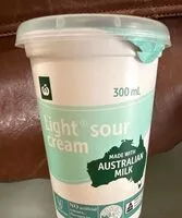 Mängden socker i Light sour cream