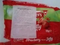Mängden socker i Chivers Strawberry Jelly 135G