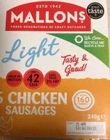 Mängden socker i Chicken sausages