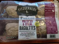 Mängden socker i Multiseed & Cereal Baguettes