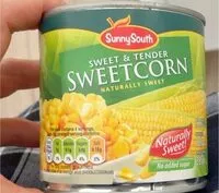 Mängden socker i Sweet corn