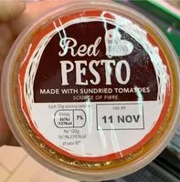 Mängden socker i Red Pesto