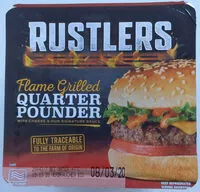 Mängden socker i Rustlers Quarterpounder