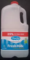 Mängden socker i Thurles Fresh Milk 2.5 Litre