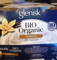 Mängden socker i Glenisk bio organic vanilla yoghurt