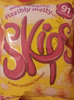 Mängden socker i Skips